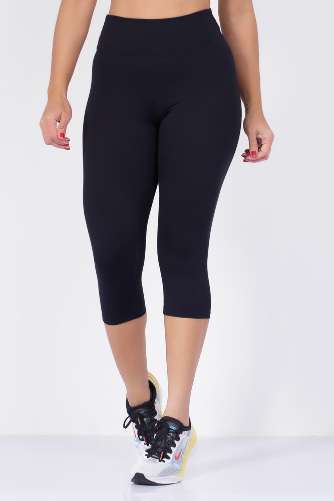 Legging corsário preta básica