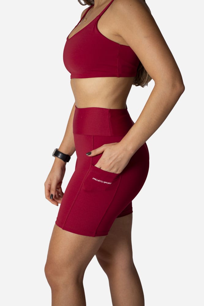 Bermuda meia-coxa divino com bolso