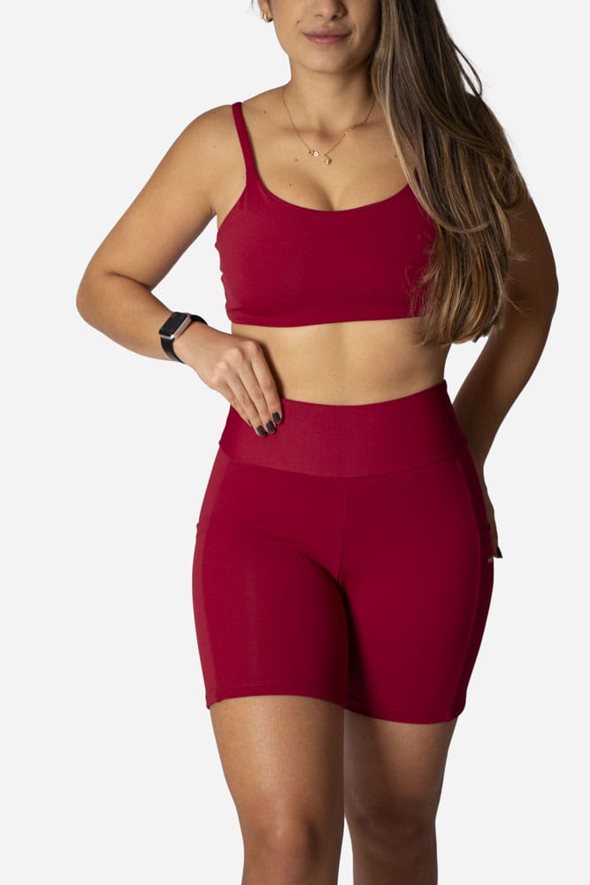 Bermuda meia-coxa divino com bolso